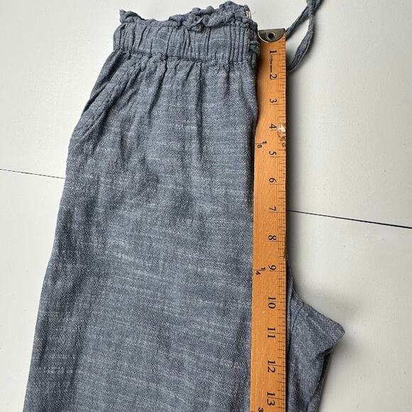 Pact Pants Womens Small Blue Organic Crop Boho Minimalist Sustainable Beach - Picture 11 of 14